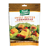 Fresh Gourmet Croutons Sweet Butter Cornbread Premium Full-Size Picture